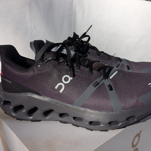 ON CloudSurfer Trail VVP Mens Athletic Sneakers SZ 9.5 Black main image 4
